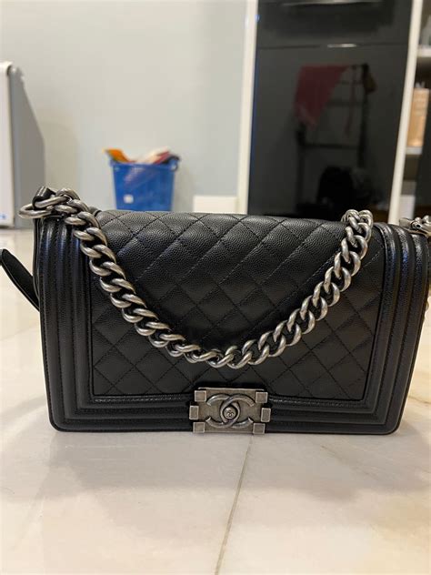 chanel le boy medium plus|Chanel boy new medium price.